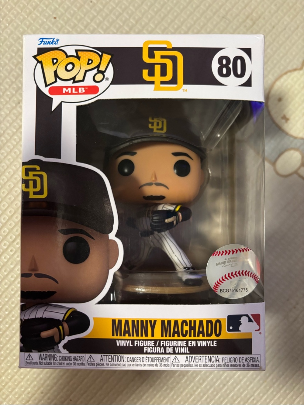 pop Manny Machado Funko Pop - Black, White & Yellow Padres